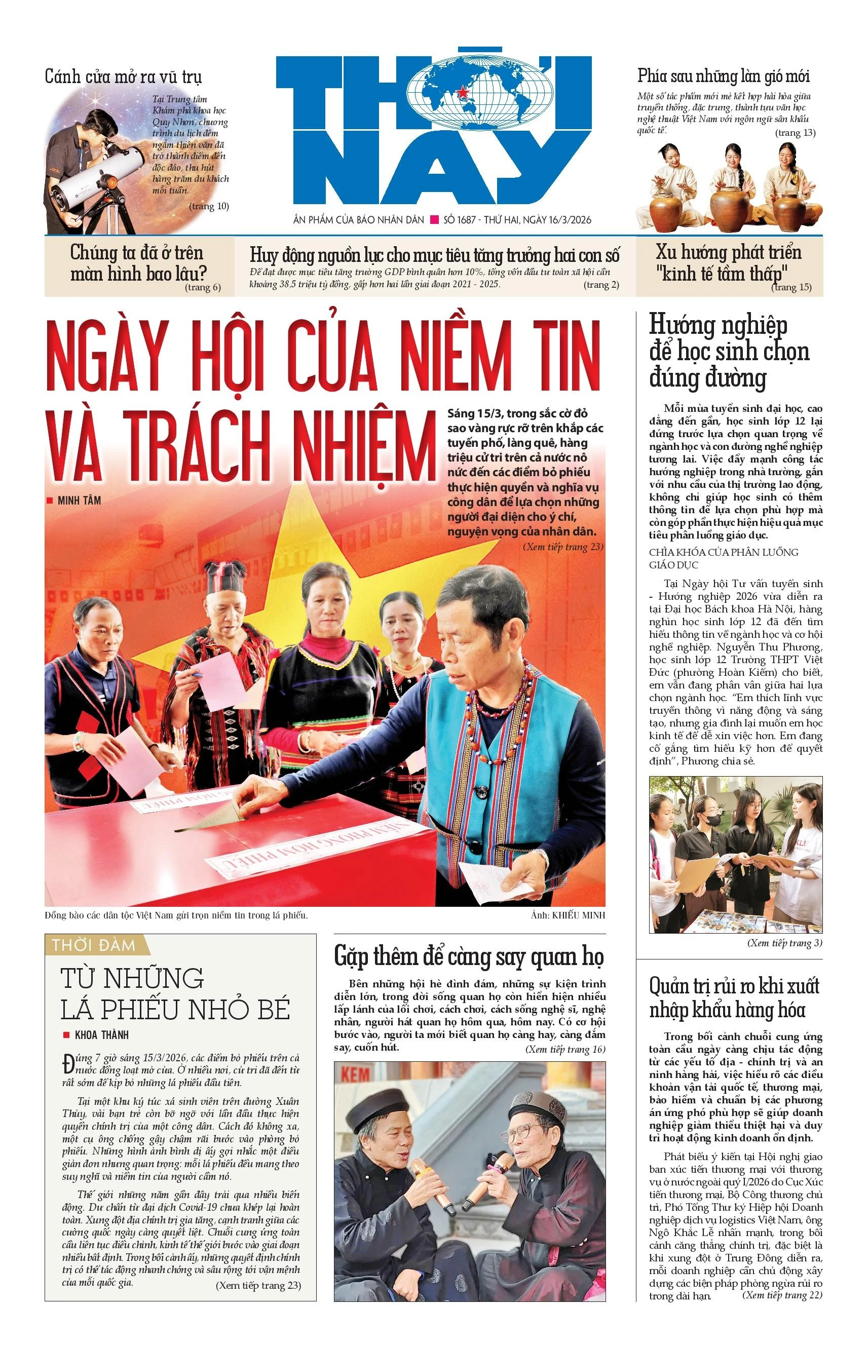 Báo Thời Nay Số 1687: Định Hướng Tư Tưởng và Phát Triển Đất Nước