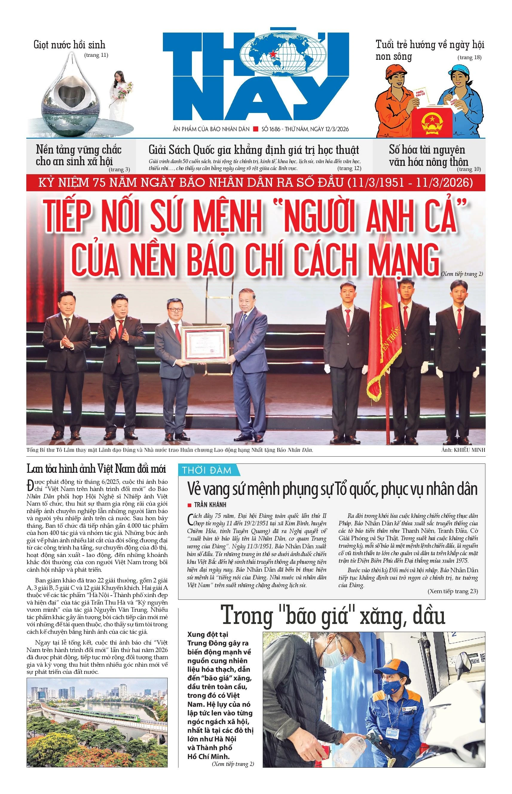 Báo Thời Nay Số 1686: Định Hướng Tư Tưởng và Thông Tin Thời Sự Quan Trọng