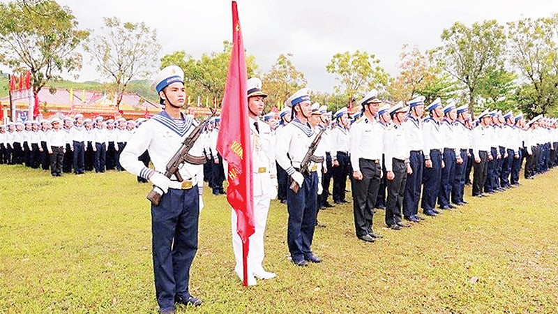 Các chiến sĩ mới sẵn sàng bước vào mùa huấn luyện đầu tiên trong quân ngũ. (Ảnh CTV)