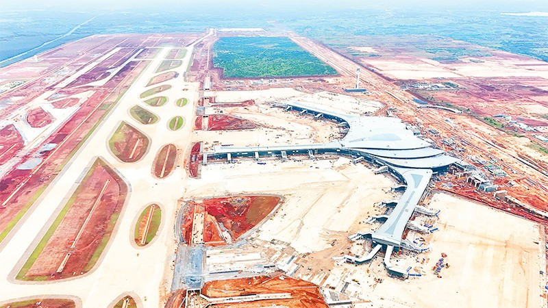 Toàn cảnh Dự án sân bay Long Thành đang tăng tốc về đích.