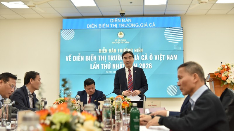 “Diễn đàn thường niên về diễn biến thị trường, giá cả ở Việt Nam lần thứ nhất năm 2026” tổ chức ngày 12/1 tại Hà Nội.