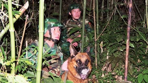 Bộ đội Biên phòng Nghệ An thường xuyên tổ chức tuần tra, chốt chặn bất kể ngày đêm ở các đường mòn, lối mở dọc biên giới.