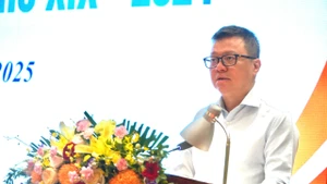 Đồng chí Lê Quốc Minh phát biểu khai mạc.