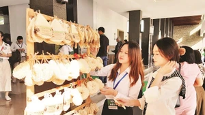 Các doanh nghiệp trưng bày sản phẩm xanh tại Diễn đàn Chuyển đổi xanh Thành phố Hồ Chí Minh và Ngày hội tái chế năm 2025.