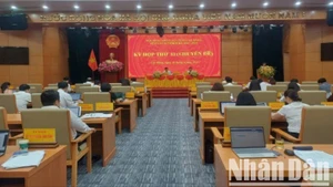 Quang cảnh kỳ họp.