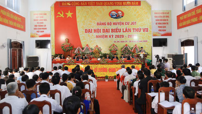 Đại hội đại biểu Đảng bộ huyện Cư Jút lần thứ VII, nhiệm kỳ 2020-2025.