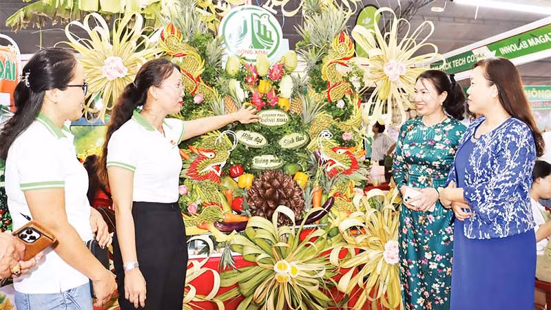 Các sản phẩm nông nghiệp của tỉnh Bình Phước sản xuất theo hướng nông nghiệp xanh, công nghệ cao góp phần nâng cao chất lượng sản phẩm.