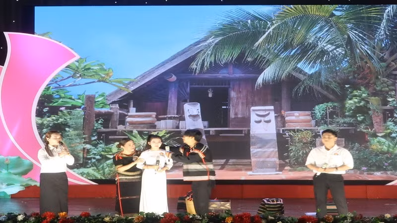 Phần thi tiểu phẩm của đội Đắk Lắk. 