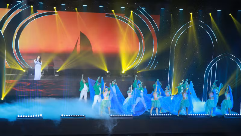 Quang cảnh Lễ khai mạc Liên hoan Truyền hình, Phát thanh Công an Nhân dân lần thứ 14. (Ảnh: CTV)