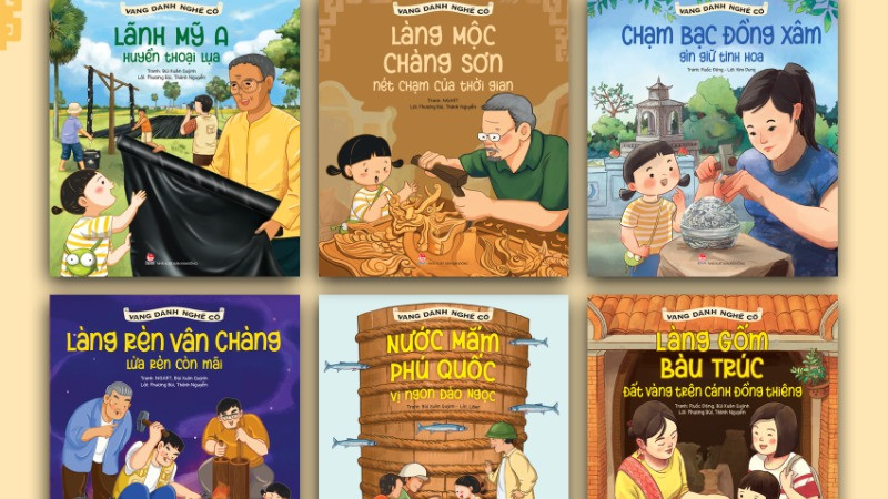 Bộ sách hấp dẫn của Nhà xuất bản Kim Đồng.