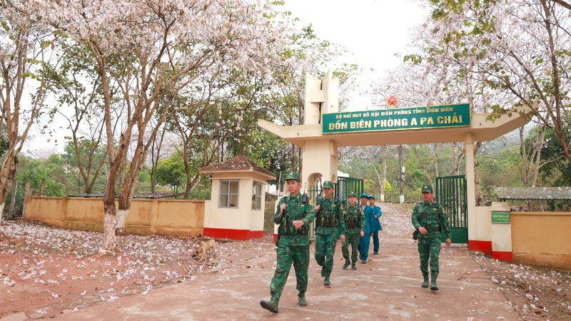 Bộ đội Đồn Biên phòng A Pa Chải sẵn sàng trong mọi nhiệm vụ.