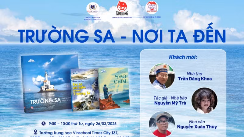 Sự kiện có sự tham gia của ba diễn giả từng trải nghiệm sâu sắc với Trường Sa.