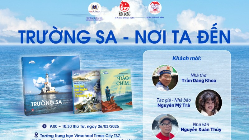 Sự kiện có sự tham gia của ba diễn giả từng trải nghiệm sâu sắc với Trường Sa.