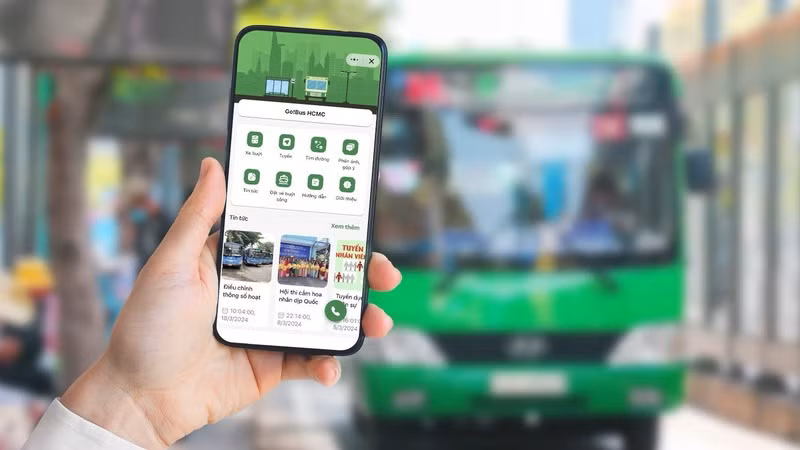  Ứng dụng Go!Bus TPHCM thuận tiện phục vụ hành khách đi xe buýt.