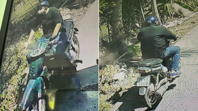 Hình ảnh nghi phạm từ camera. Ảnh: cand.com.vn.