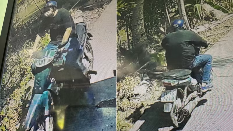 Hình ảnh nghi phạm từ camera. Ảnh: cand.com.vn.