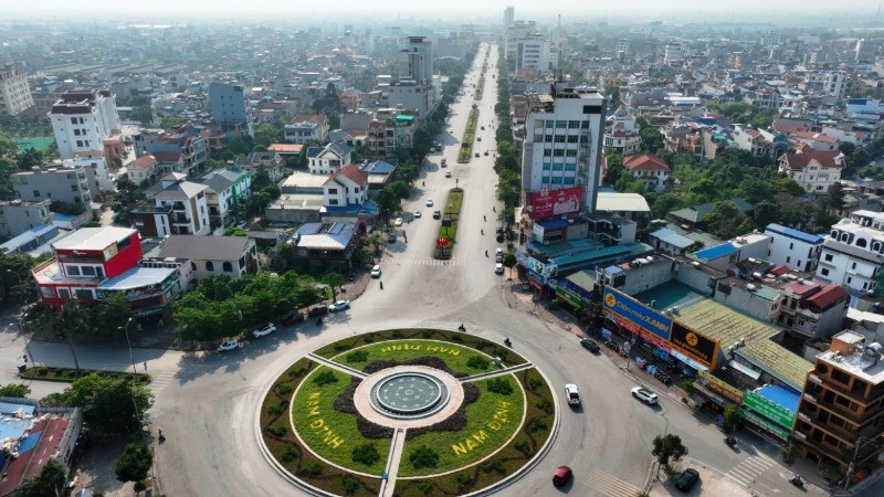 Một góc thành phố Nam Định. (Ảnh: VIẾT DƯ)