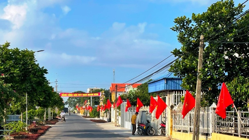 Ảnh minh họa: Vùng quê nông thôn mới đáng sống ở xã Giao Lạc, huyện Giao Thủy (Nam Định).