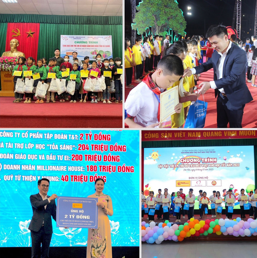 T&T Group luôn dành sự quan tâm đặc biệt đối với những người có hoàn cảnh khó khăn, trong đó có trẻ em nghèo.