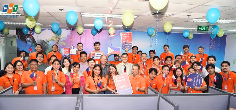 FPT Software được công nhận là “nơi làm việc tuyệt vời” tại Philippines