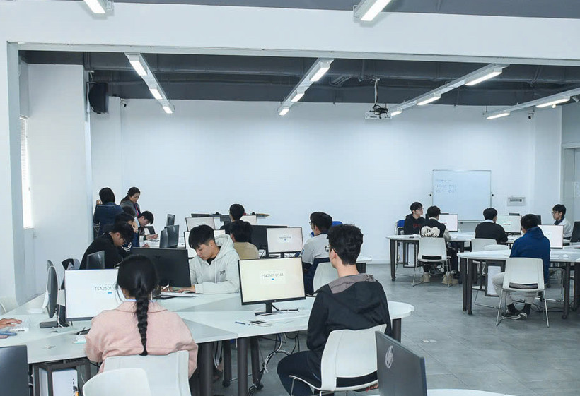 Thí sinh tham dự Đánh giá tư duy của Đại học Bách khoa Hà Nội 