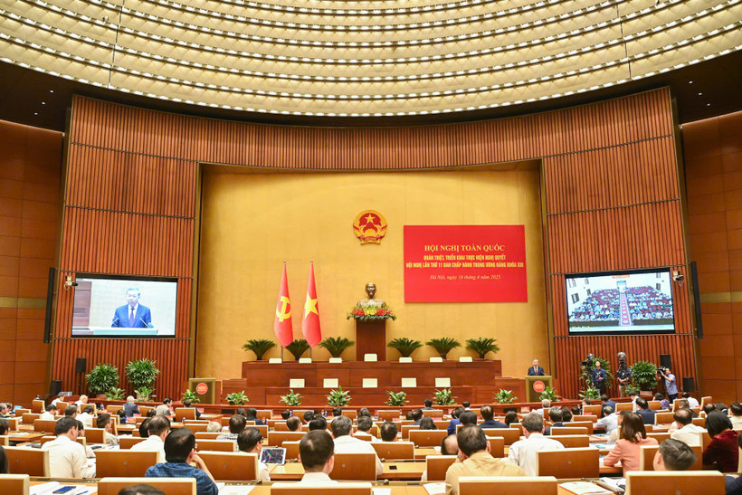 Quang cảnh Hội nghị. (Ảnh DUY LINH)