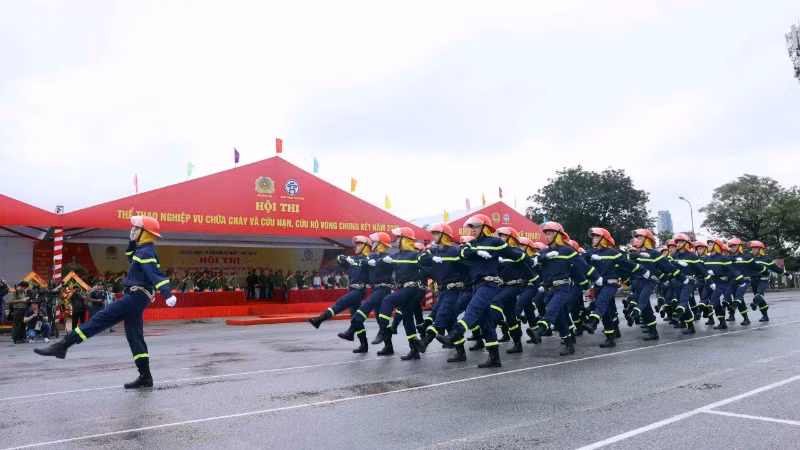 Hội thi Thể thao nghiệp vụ chữa cháy và cứu nạn, cứu hộ nằm trong chương trình Đại hội khỏe “Vì An ninh Tổ quốc” lần thứ IX năm 2025.
