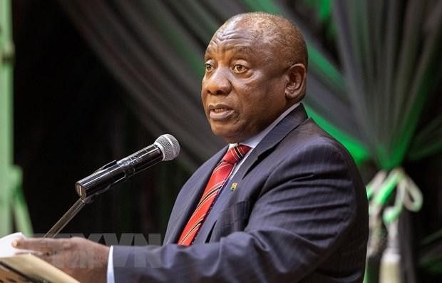 Tổng thống Nam Phi Cyril Ramaphosa. (Ảnh: AFP/TTXVN)