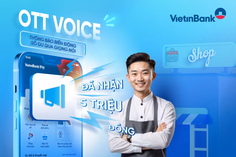 VietinBank iPay Mobile chính thức ra mắt tính năng OTT Voice