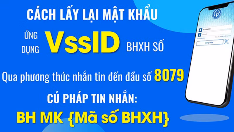 Việc nhắn tin đến đầu số 8079 để lấy lại mật khẩu của ứng dụng VssID sẽ dừng từ thời điểm 3/3/2023. (Ảnh: Tâm Trung)