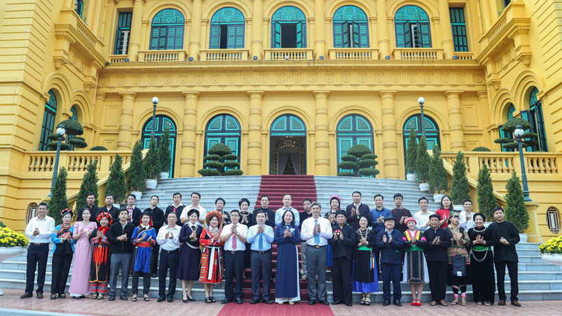 Phó Chủ tịch nước Võ Thị Ánh Xuân gặp mặt Đoàn đại biểu dân tộc thiểu số tiêu biểu tỉnh Hà Giang.