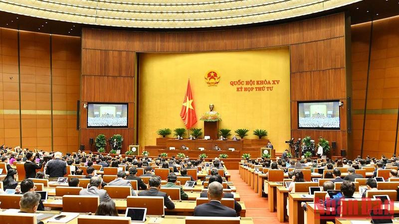 Kỳ họp thứ tư, Quốc hội khóa XV. (Ảnh: Linh Khoa Nguyên)