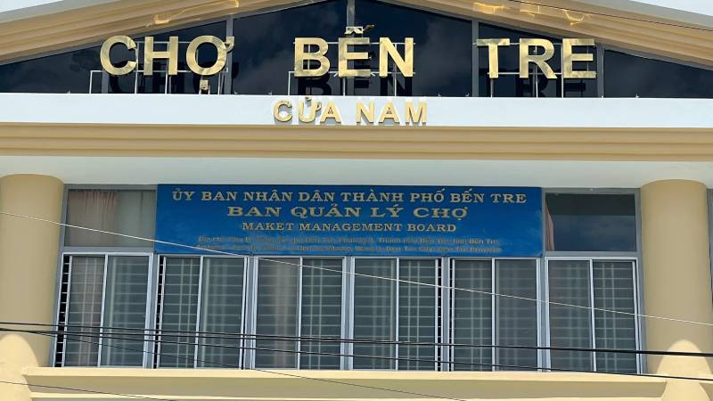 Thanh tra tỉnh Bến tre xác định Sở Tài nguyên và Môi trường chậm tham mưu xác định giá đất để thu tiền thuê đất đối với Ban Quản lý chợ thành phố Bến Tre. (Ảnh: HOÀNG TRUNG)