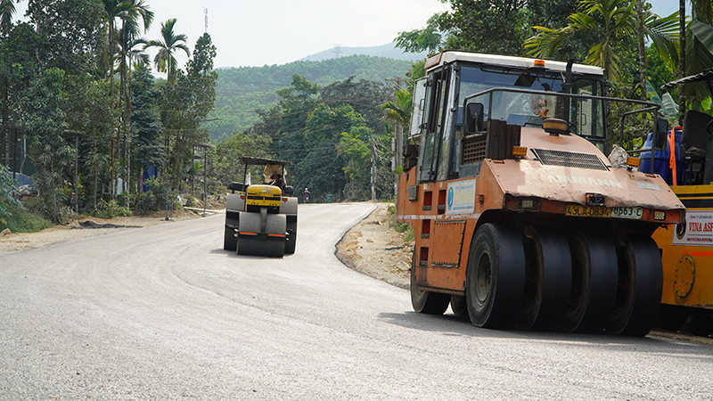 Dự án đường Liên kết vùng miền trung tỉnh Quảng Nam quyết tâm hoàn thành đúng tiến độ.