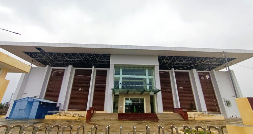 Nhà văn hóa công nhân Thái Nguyên chuẩn bị được đưa vào sử dụng.