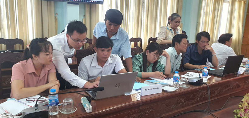 Huyện Tân Thạnh hướng dẫn sử dụng hệ thống thông tin nguồn của tỉnh Long An.