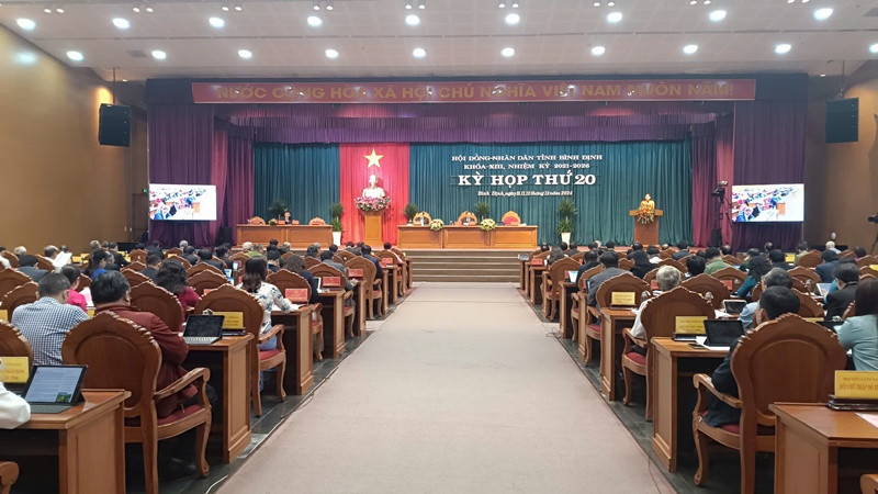 Quang cảnh kỳ họp.