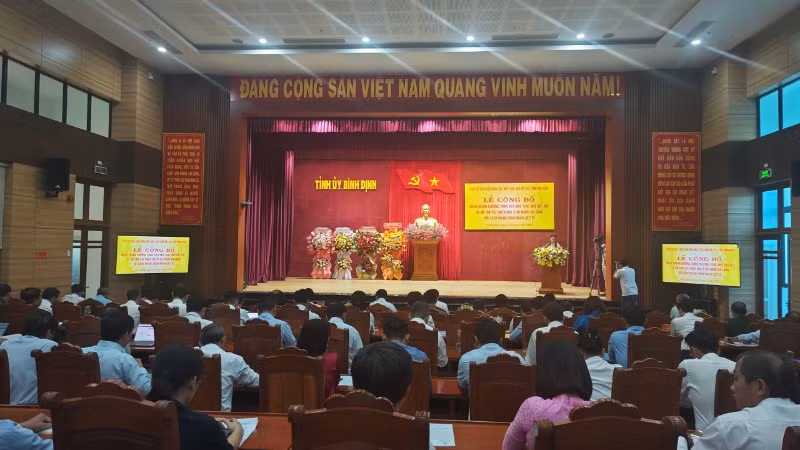 Quang cảnh buổi lễ.
