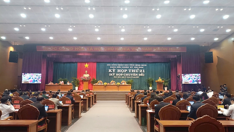 Quang cảnh kỳ họp.