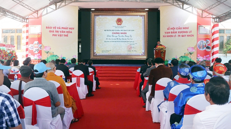 Quang cảnh buổi lễ.