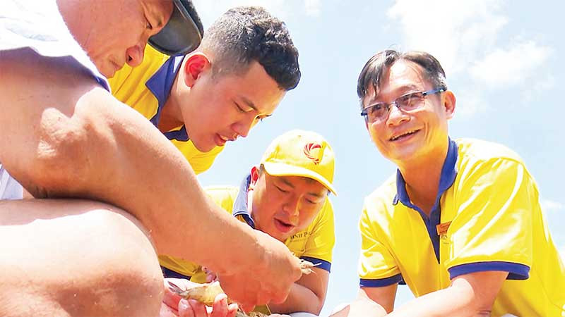 Hộ nuôi được hỗ trợ, đào tạo tập huấn.