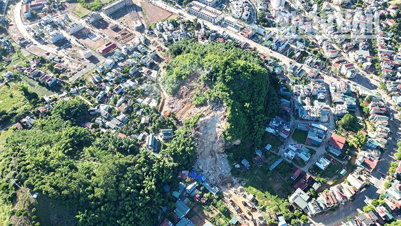 Tuyến đường Hoàng Quốc Việt-Mé Ban-Trần Đăng Ninh khởi công từ ngày 20/12/2022 và cần phải phá 1 quả núi.