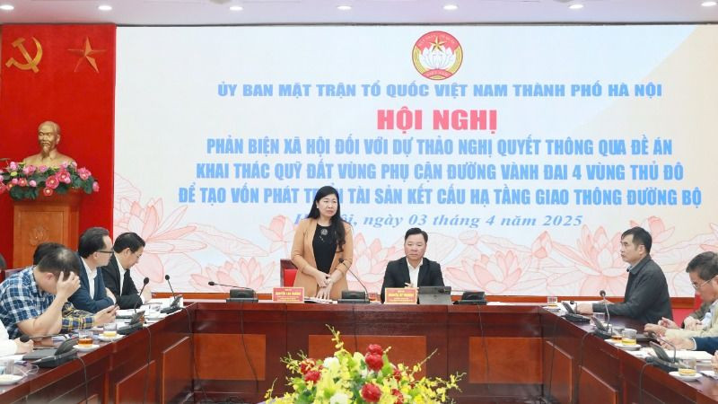 Chủ tịch Ủy ban Mặt trận Tổ quốc Việt Nam thành phố Hà Nội đề nghị công tác tổ chức thực hiện Đề án cần bảo đảm công khai, minh bạch.