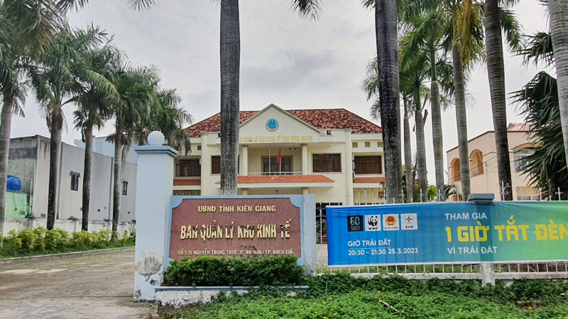Trụ sở Ban Quản lý Khu Kinh tế tỉnh Kiên Giang