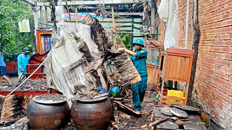 Kiên Giang ảnh hưởng nặng do ảnh hưởng của bão số 1.