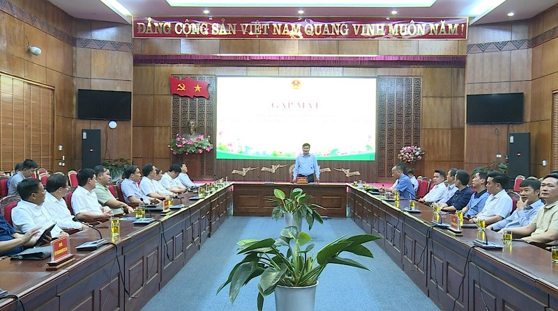 Đồng chí Lê Thành Đô, Chủ tịch Ủy ban nhân dân tỉnh Điện Biên phát biểu chào mừng các doanh nghiệp, Hiệp hội doanh nghiệp các tỉnh Tây Bắc về với Điện Biên.