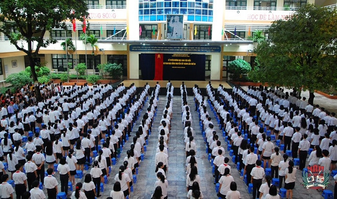 (Ảnh: Trường THCS & THPT Nguyễn Tất Thành)