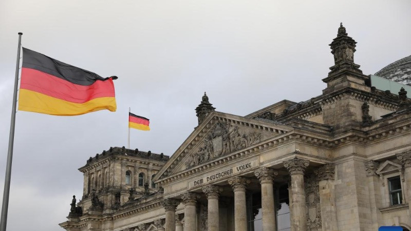 Tòa nhà Quốc hội Liên bang Đức Bundestag ở Berlin.(Ảnh: Tân Hoa xã)