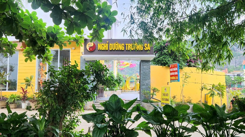 Khu nghỉ dưỡng mang tên Trường Sa ở Gia Viễn, Ninh Bình.