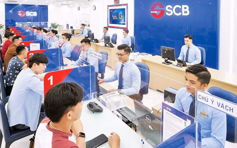Lãi suất tiền gửi ngân hàng đồng loạt giảm mạnh. Ảnh | Ngân hàng SCB